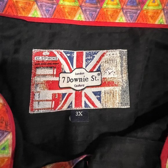 7 DOWNIE‎ ST. Black Waffle Short Sleeve Shirt (3X) - Picture 6 of 8